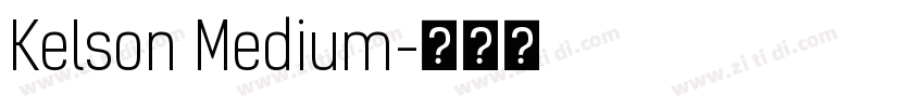 Kelson Medium字体转换